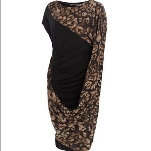 Vintage All Saints Camouflage Silk Dress